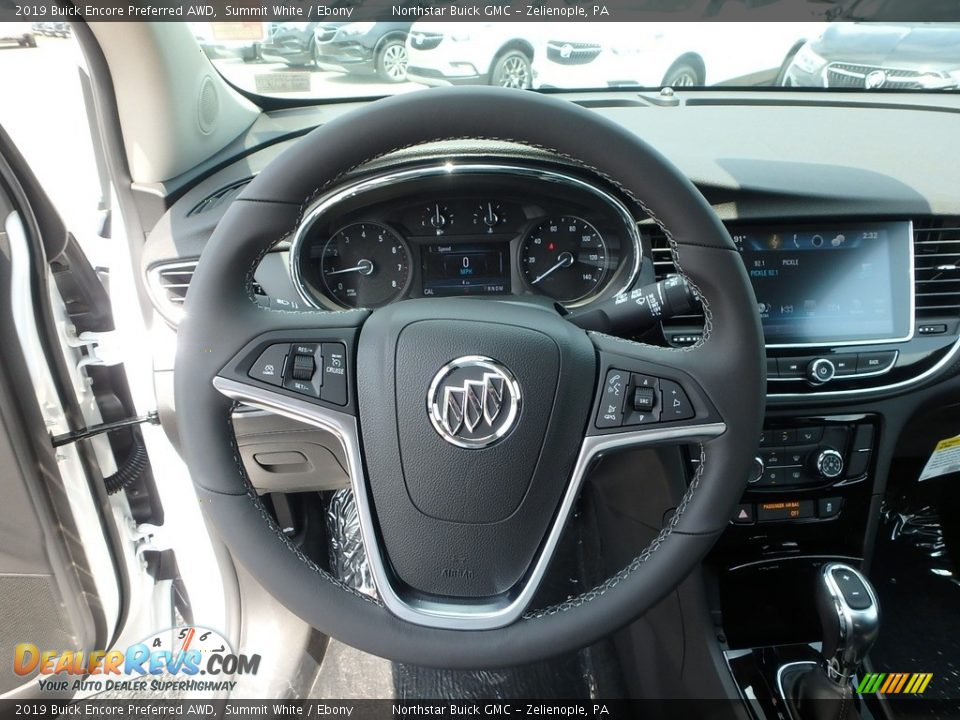 2019 Buick Encore Preferred AWD Summit White / Ebony Photo #18