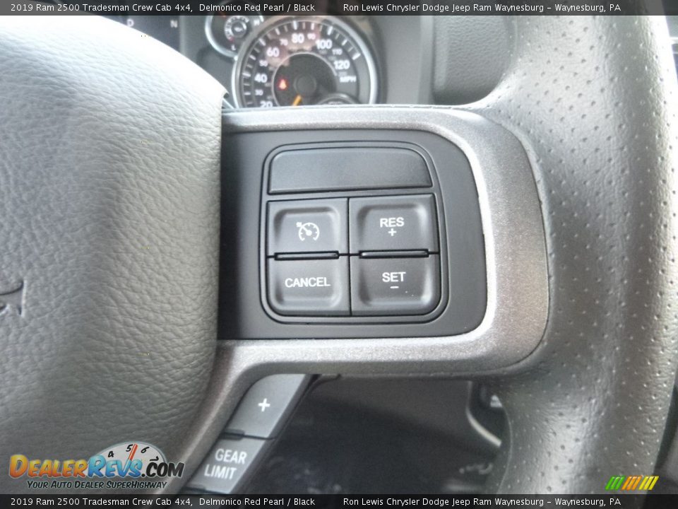 2019 Ram 2500 Tradesman Crew Cab 4x4 Delmonico Red Pearl / Black Photo #17