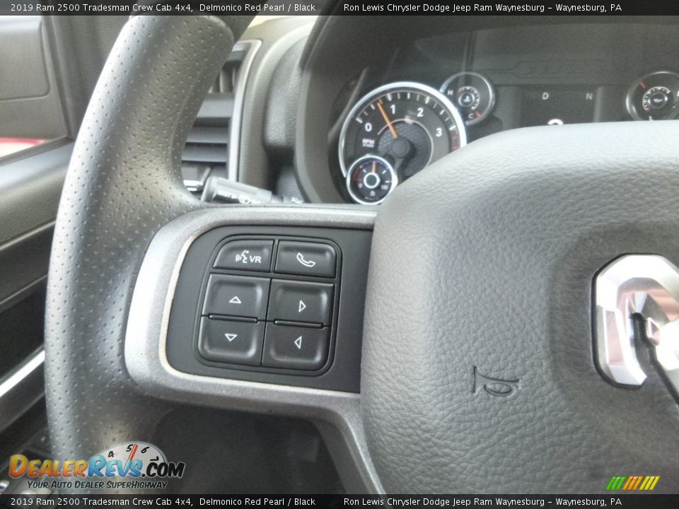 2019 Ram 2500 Tradesman Crew Cab 4x4 Delmonico Red Pearl / Black Photo #18