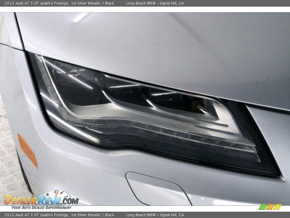 2013 Audi A7 3.0T quattro Prestige Ice Silver Metallic / Black Photo #28