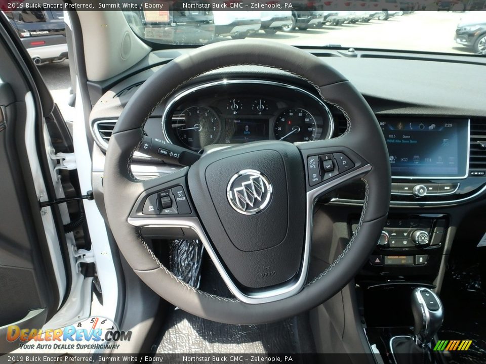 2019 Buick Encore Preferred Summit White / Ebony Photo #17