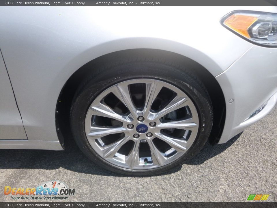 2017 Ford Fusion Platinum Ingot Silver / Ebony Photo #2