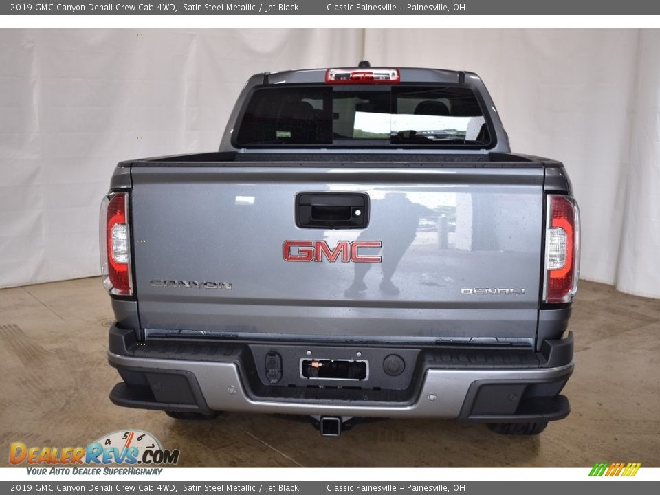 2019 GMC Canyon Denali Crew Cab 4WD Satin Steel Metallic / Jet Black Photo #3