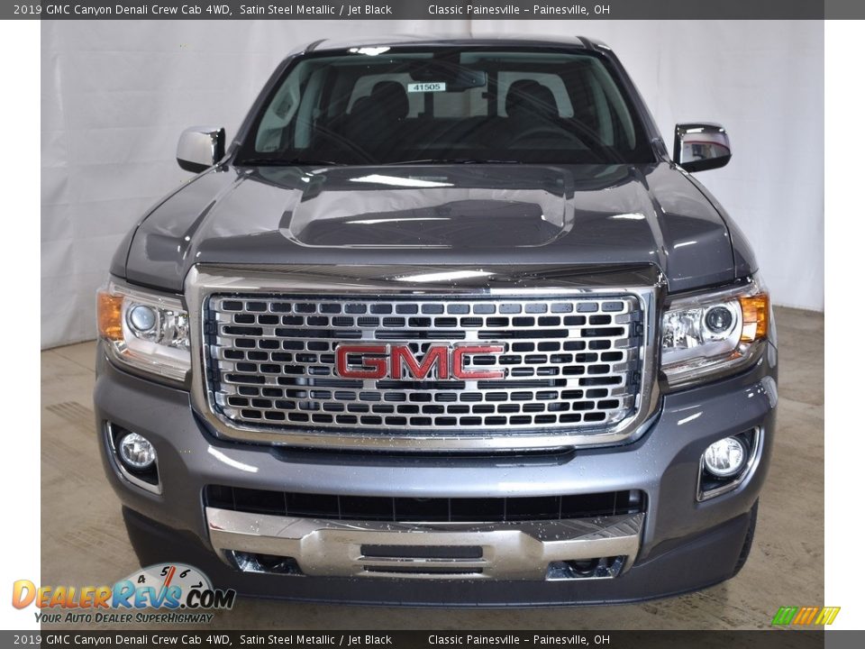 2019 GMC Canyon Denali Crew Cab 4WD Satin Steel Metallic / Jet Black Photo #4