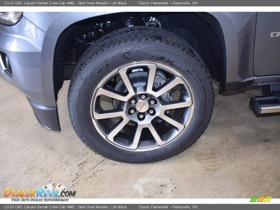 2019 GMC Canyon Denali Crew Cab 4WD Satin Steel Metallic / Jet Black Photo #5