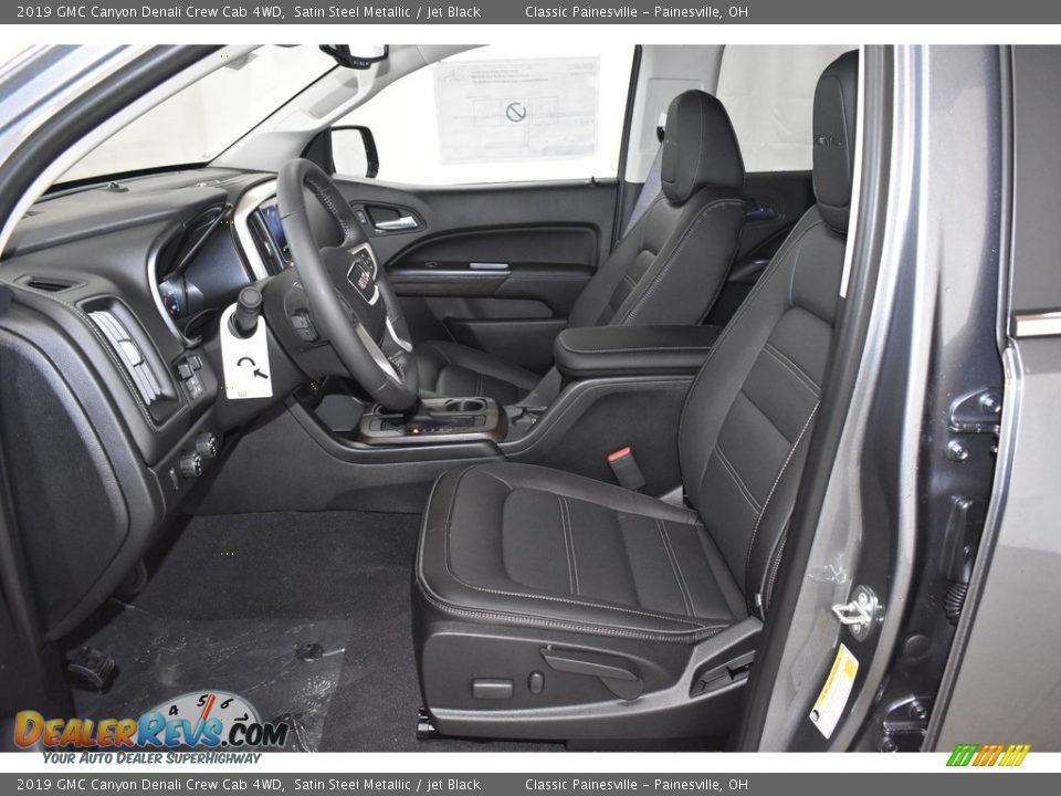 2019 GMC Canyon Denali Crew Cab 4WD Satin Steel Metallic / Jet Black Photo #6