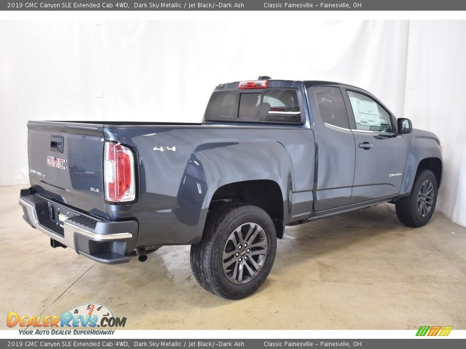 2019 GMC Canyon SLE Extended Cab 4WD Dark Sky Metallic / Jet Black/­Dark Ash Photo #2