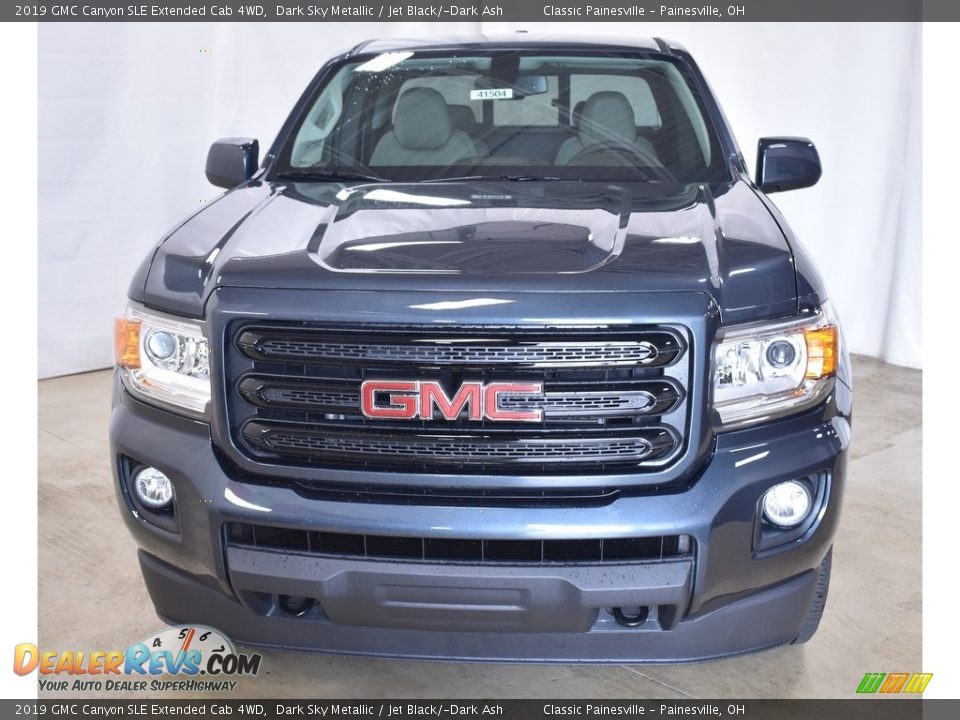 2019 GMC Canyon SLE Extended Cab 4WD Dark Sky Metallic / Jet Black/­Dark Ash Photo #4