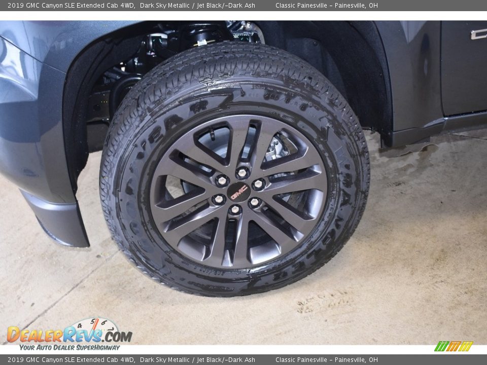 2019 GMC Canyon SLE Extended Cab 4WD Dark Sky Metallic / Jet Black/­Dark Ash Photo #5