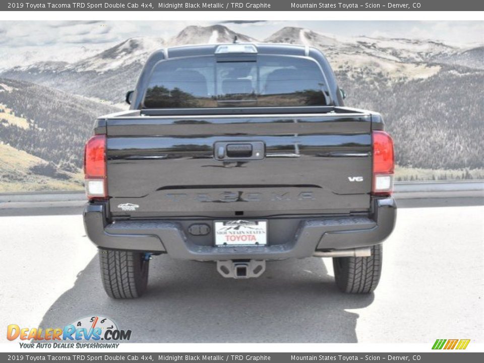 2019 Toyota Tacoma TRD Sport Double Cab 4x4 Midnight Black Metallic / TRD Graphite Photo #4