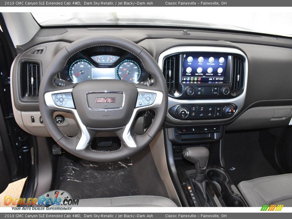 2019 GMC Canyon SLE Extended Cab 4WD Dark Sky Metallic / Jet Black/­Dark Ash Photo #7