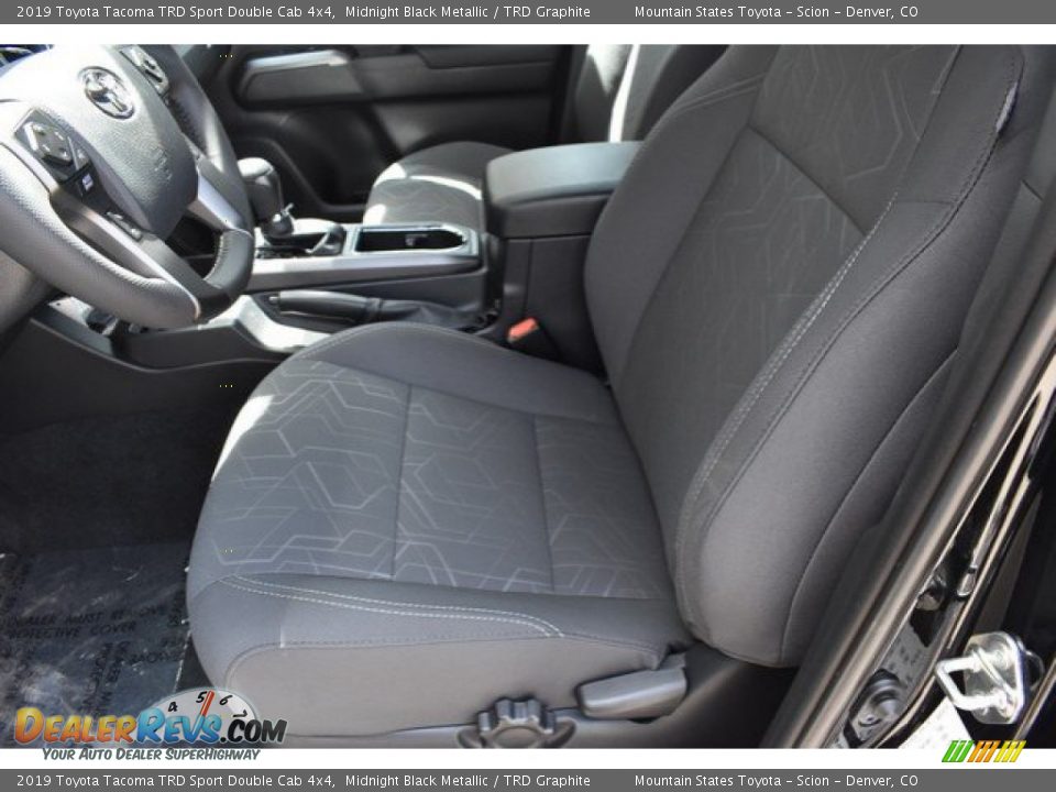 2019 Toyota Tacoma TRD Sport Double Cab 4x4 Midnight Black Metallic / TRD Graphite Photo #6