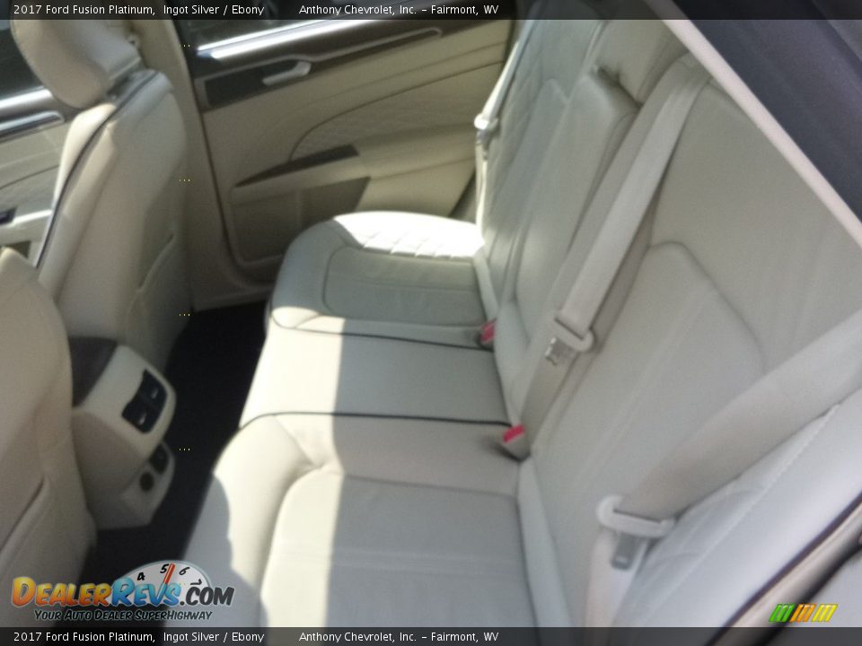 2017 Ford Fusion Platinum Ingot Silver / Ebony Photo #13
