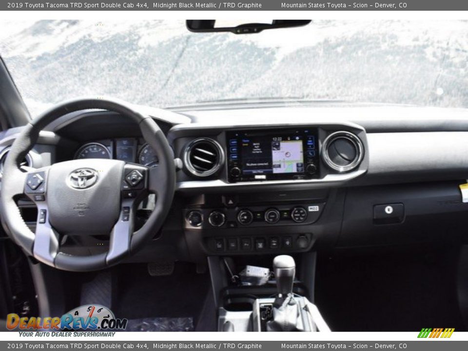 2019 Toyota Tacoma TRD Sport Double Cab 4x4 Midnight Black Metallic / TRD Graphite Photo #7