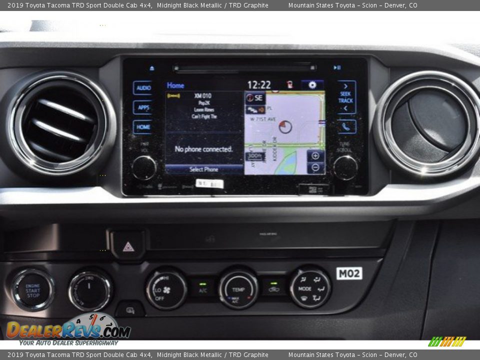 2019 Toyota Tacoma TRD Sport Double Cab 4x4 Midnight Black Metallic / TRD Graphite Photo #8