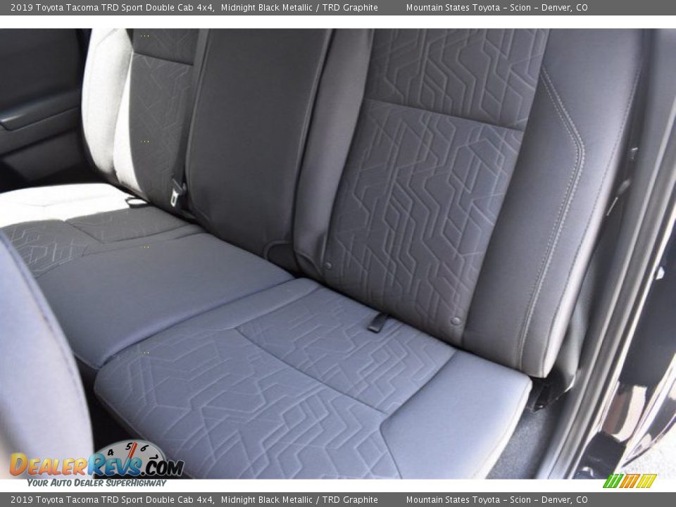 2019 Toyota Tacoma TRD Sport Double Cab 4x4 Midnight Black Metallic / TRD Graphite Photo #9