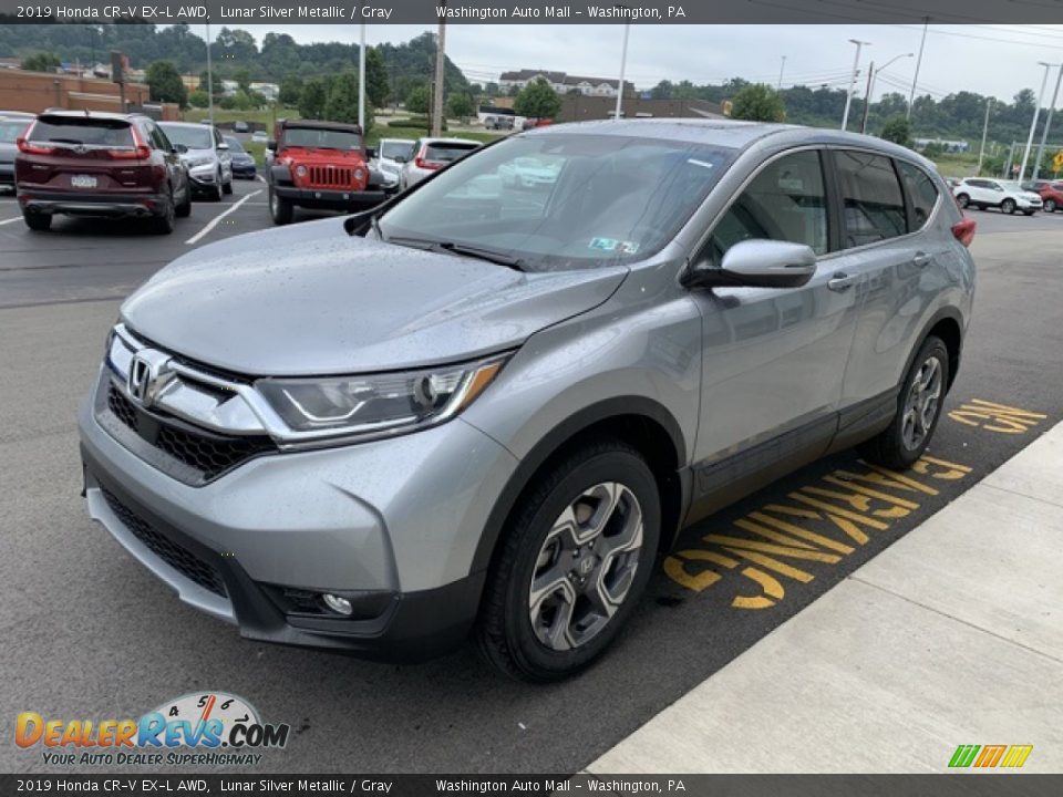 2019 Honda CR-V EX-L AWD Lunar Silver Metallic / Gray Photo #4