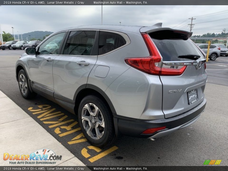 2019 Honda CR-V EX-L AWD Lunar Silver Metallic / Gray Photo #5