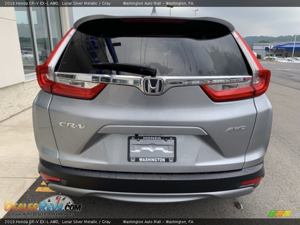 2019 Honda CR-V EX-L AWD Lunar Silver Metallic / Gray Photo #6