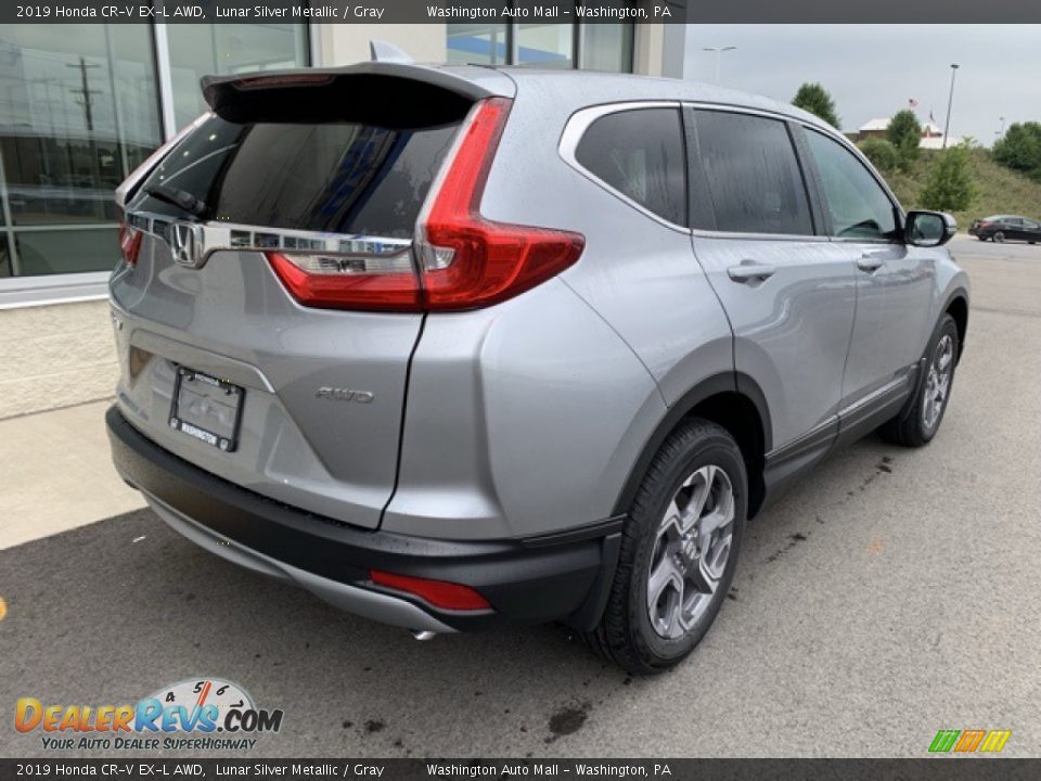 2019 Honda CR-V EX-L AWD Lunar Silver Metallic / Gray Photo #7