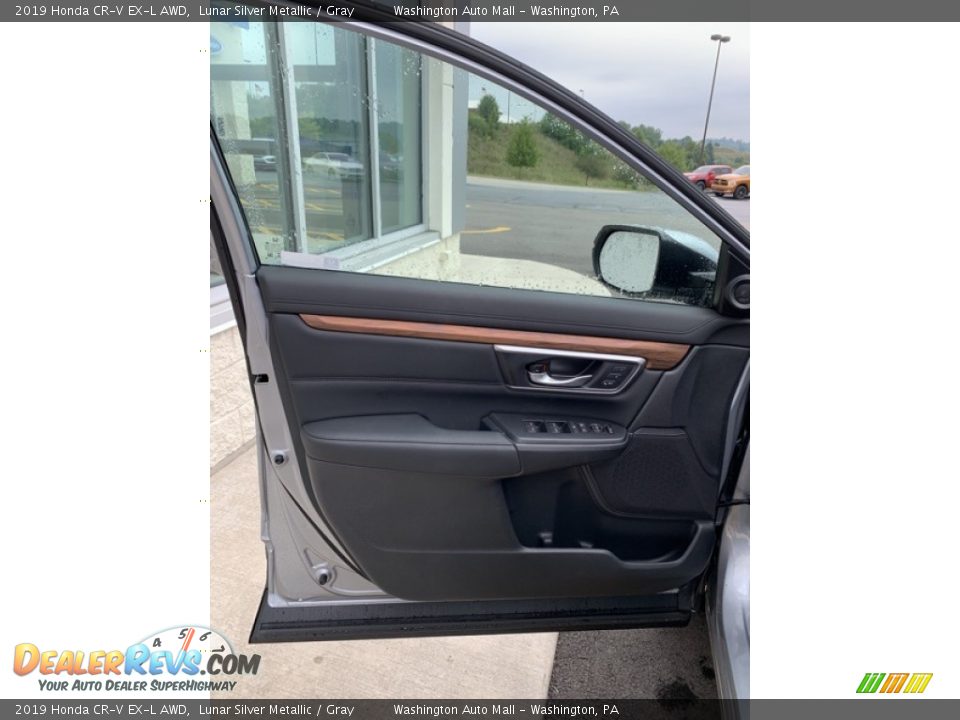 2019 Honda CR-V EX-L AWD Lunar Silver Metallic / Gray Photo #10
