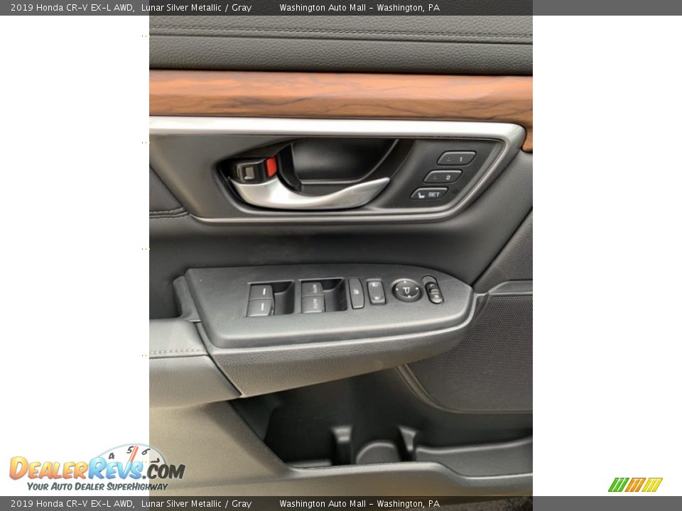 2019 Honda CR-V EX-L AWD Lunar Silver Metallic / Gray Photo #11
