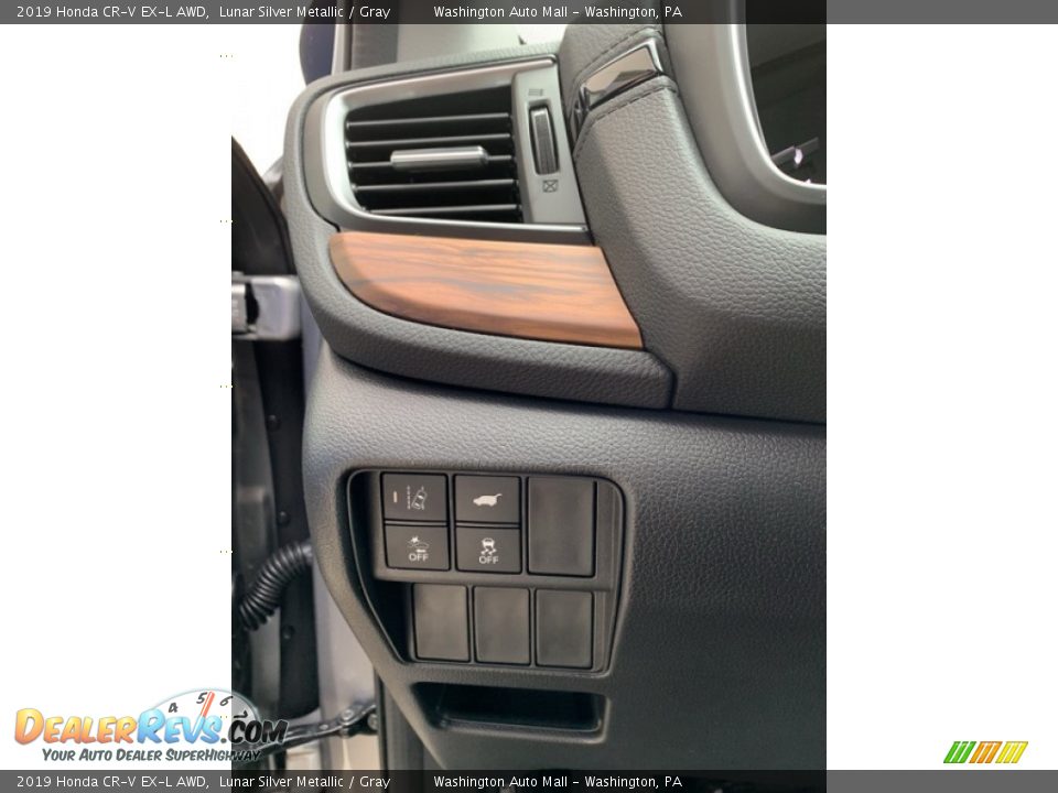 2019 Honda CR-V EX-L AWD Lunar Silver Metallic / Gray Photo #12