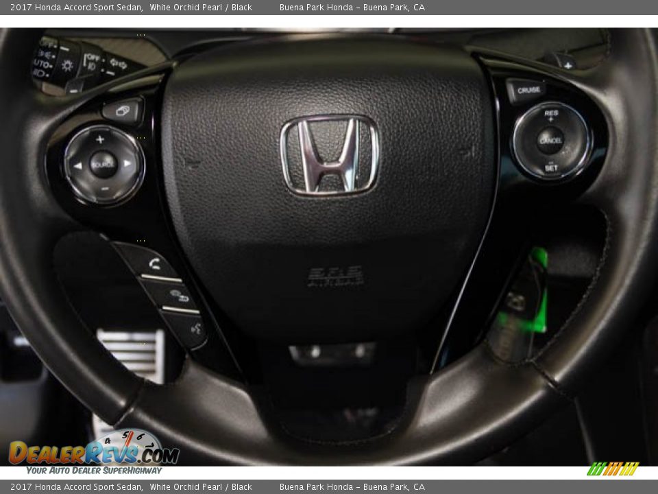 2017 Honda Accord Sport Sedan White Orchid Pearl / Black Photo #13