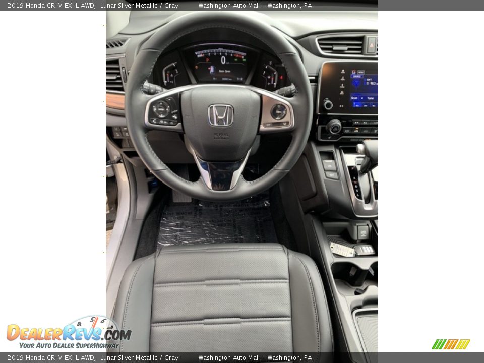 2019 Honda CR-V EX-L AWD Lunar Silver Metallic / Gray Photo #13