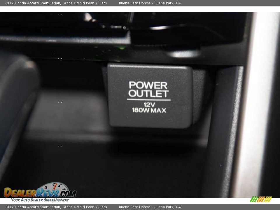 2017 Honda Accord Sport Sedan White Orchid Pearl / Black Photo #14