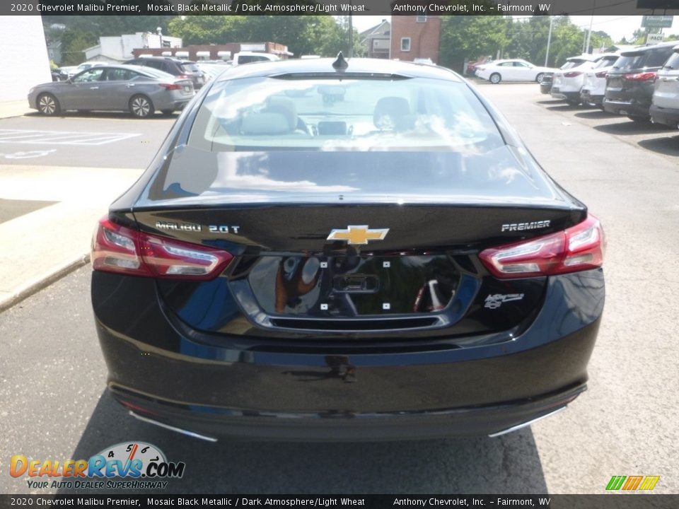 2020 Chevrolet Malibu Premier Mosaic Black Metallic / Dark Atmosphere/Light Wheat Photo #5