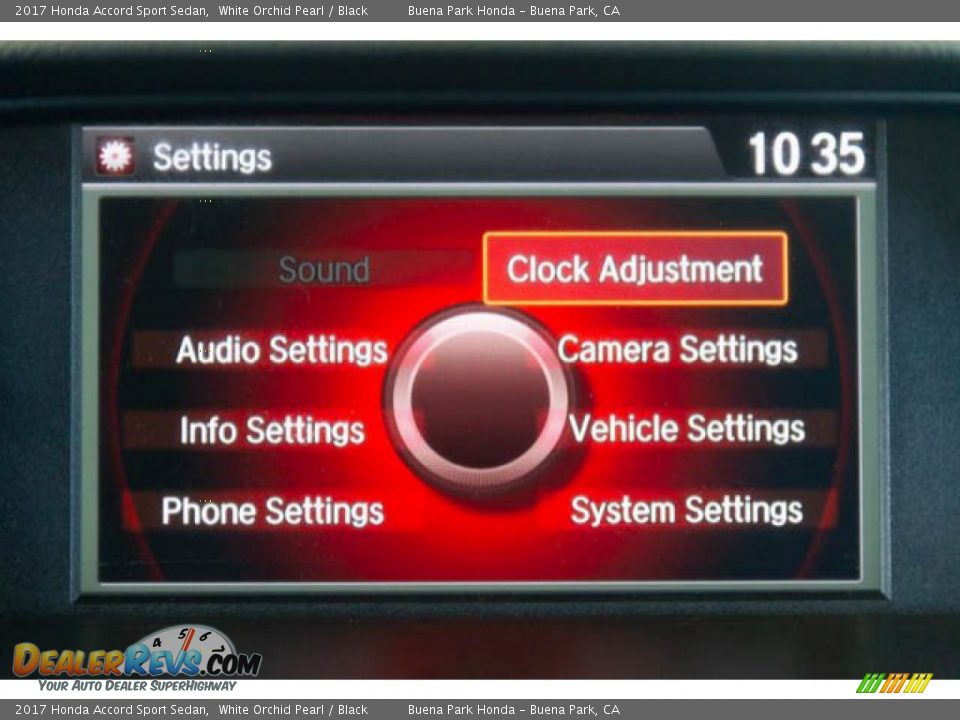 2017 Honda Accord Sport Sedan White Orchid Pearl / Black Photo #22