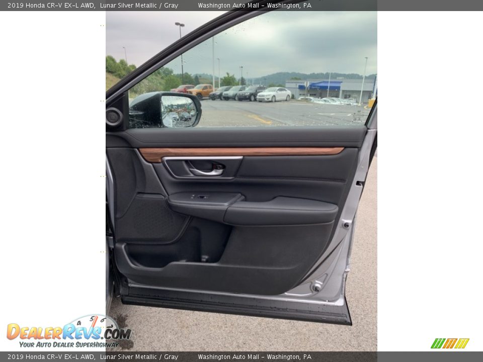 2019 Honda CR-V EX-L AWD Lunar Silver Metallic / Gray Photo #27
