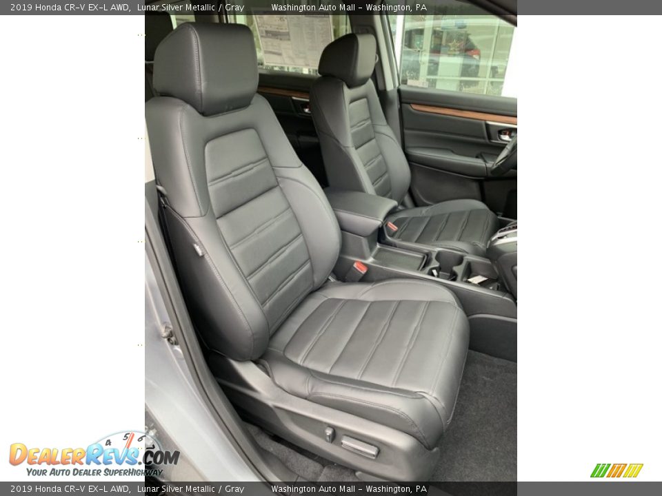 2019 Honda CR-V EX-L AWD Lunar Silver Metallic / Gray Photo #28