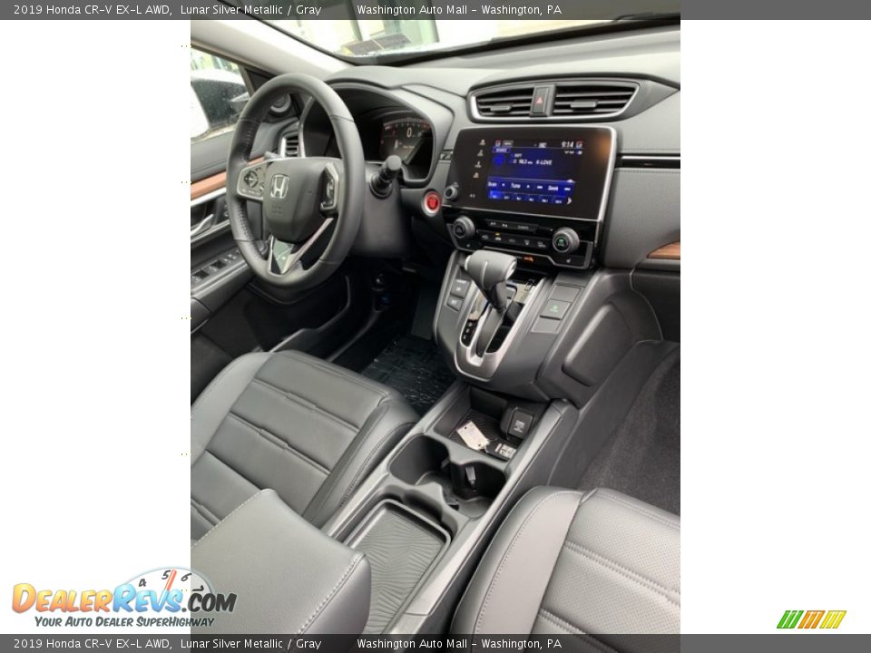 2019 Honda CR-V EX-L AWD Lunar Silver Metallic / Gray Photo #29