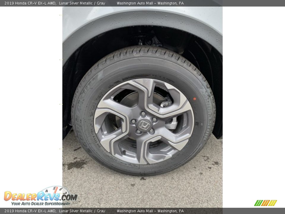 2019 Honda CR-V EX-L AWD Lunar Silver Metallic / Gray Photo #31