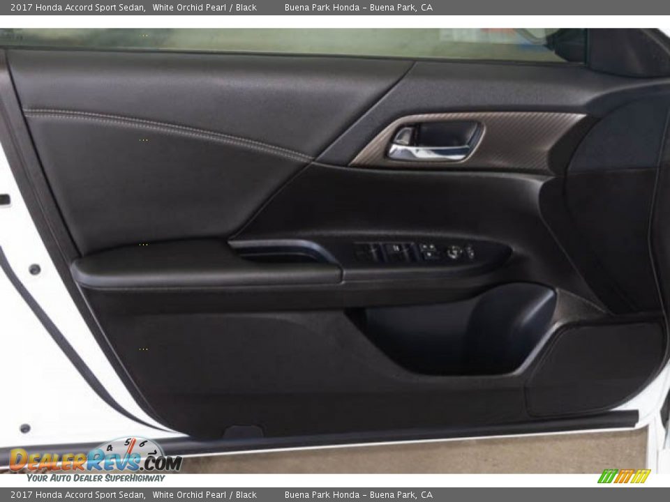 2017 Honda Accord Sport Sedan White Orchid Pearl / Black Photo #25