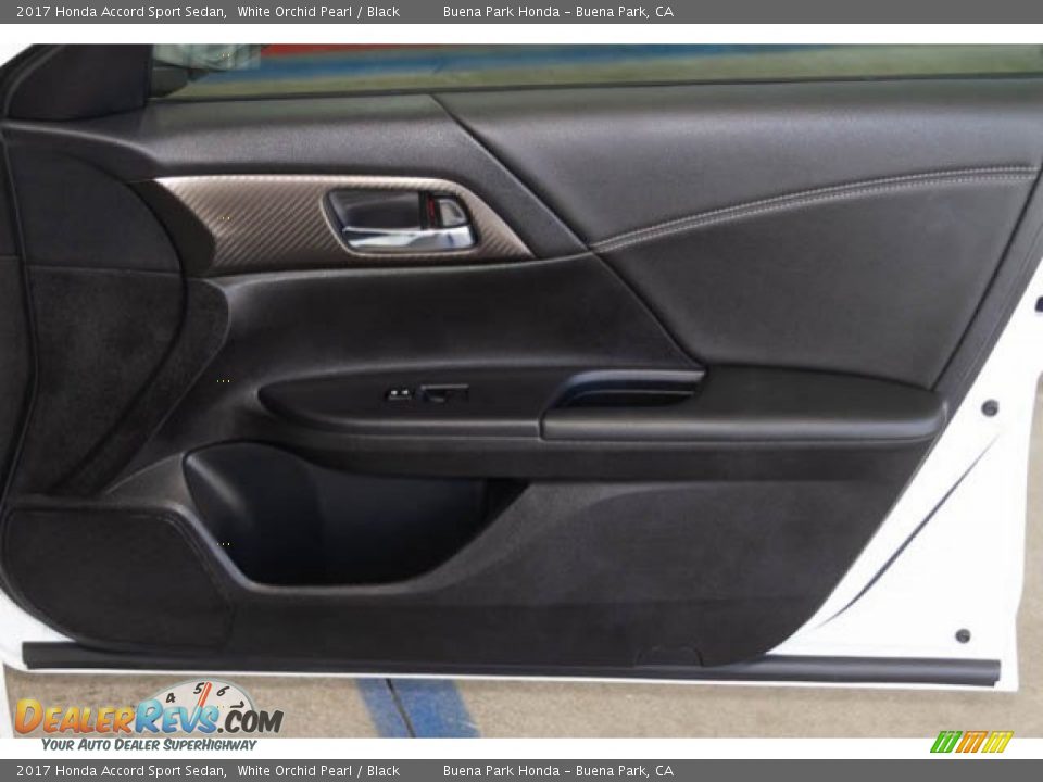 2017 Honda Accord Sport Sedan White Orchid Pearl / Black Photo #29