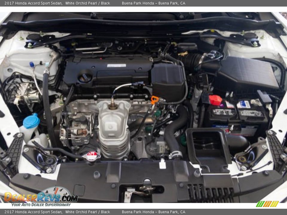 2017 Honda Accord Sport Sedan White Orchid Pearl / Black Photo #30