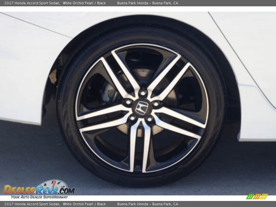2017 Honda Accord Sport Sedan White Orchid Pearl / Black Photo #31