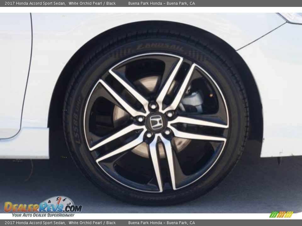 2017 Honda Accord Sport Sedan White Orchid Pearl / Black Photo #32