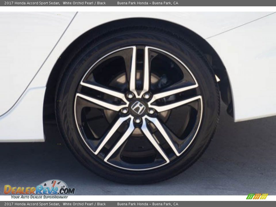 2017 Honda Accord Sport Sedan White Orchid Pearl / Black Photo #33