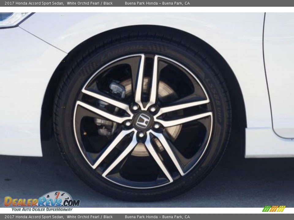 2017 Honda Accord Sport Sedan White Orchid Pearl / Black Photo #34