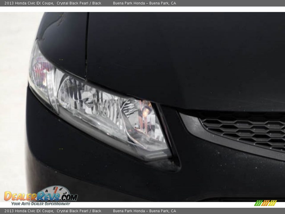 2013 Honda Civic EX Coupe Crystal Black Pearl / Black Photo #8