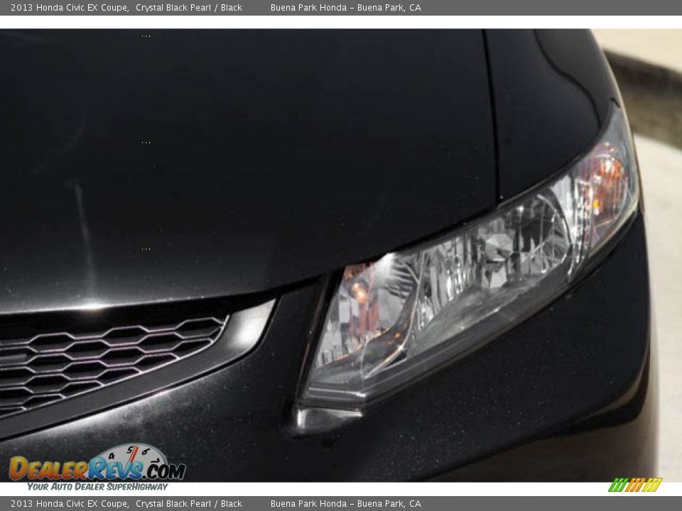 2013 Honda Civic EX Coupe Crystal Black Pearl / Black Photo #9