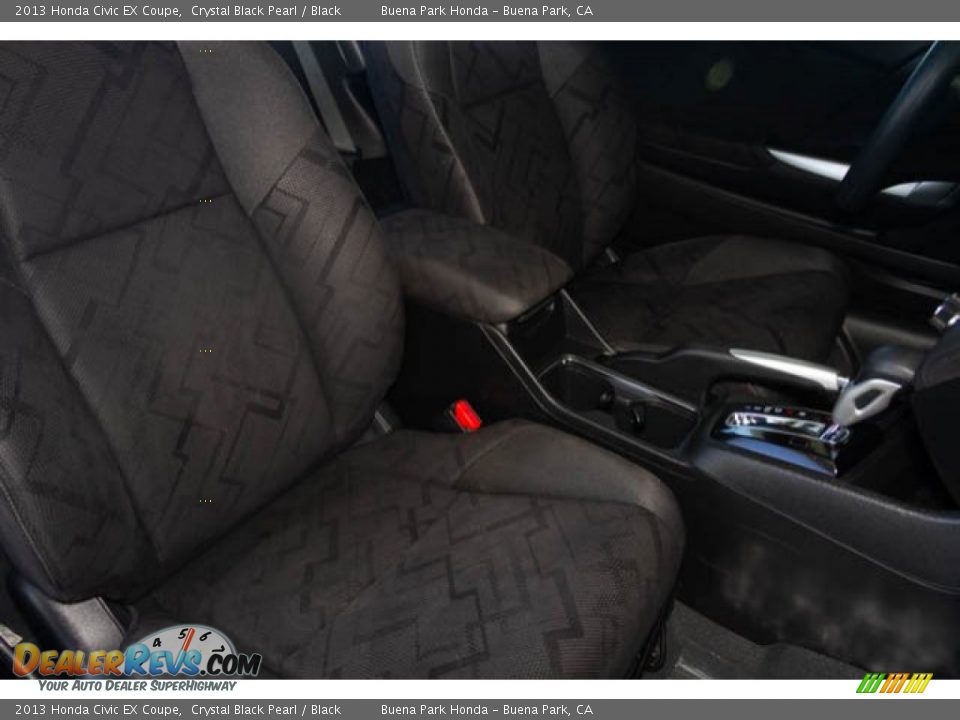 2013 Honda Civic EX Coupe Crystal Black Pearl / Black Photo #22