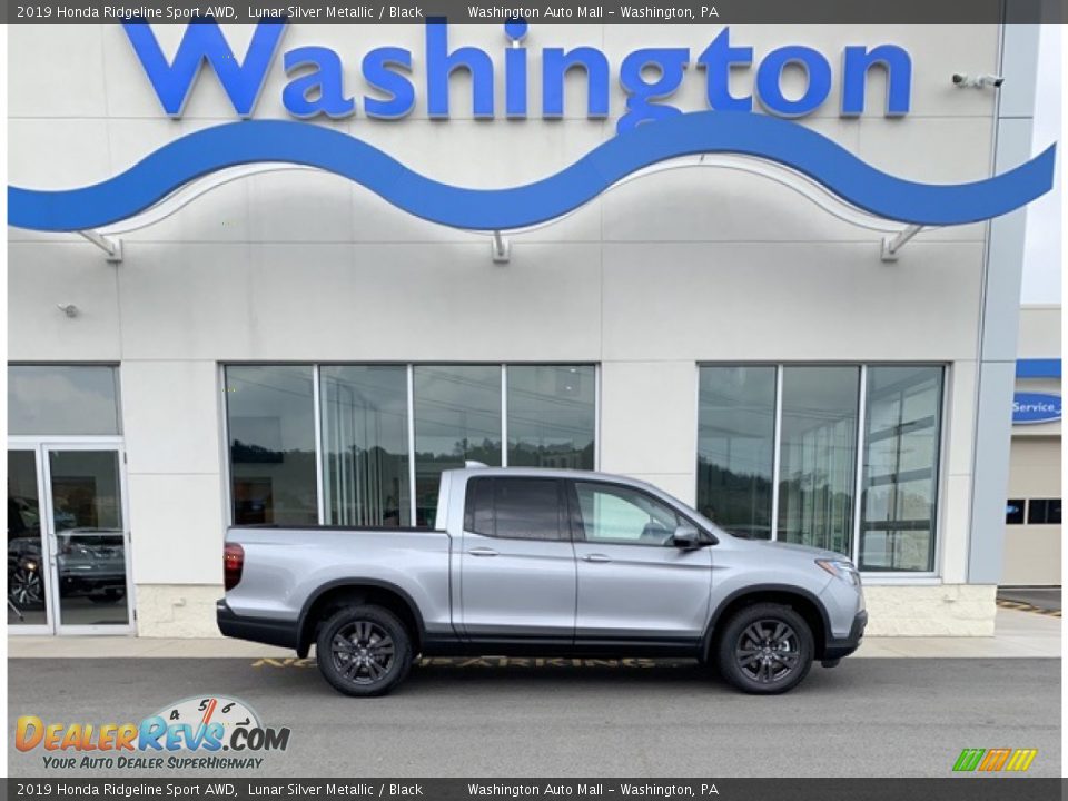 2019 Honda Ridgeline Sport AWD Lunar Silver Metallic / Black Photo #1