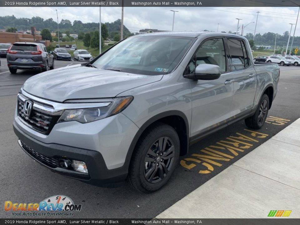 2019 Honda Ridgeline Sport AWD Lunar Silver Metallic / Black Photo #4