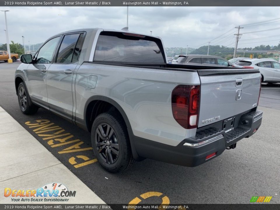 2019 Honda Ridgeline Sport AWD Lunar Silver Metallic / Black Photo #5