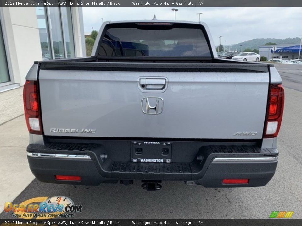 2019 Honda Ridgeline Sport AWD Lunar Silver Metallic / Black Photo #6